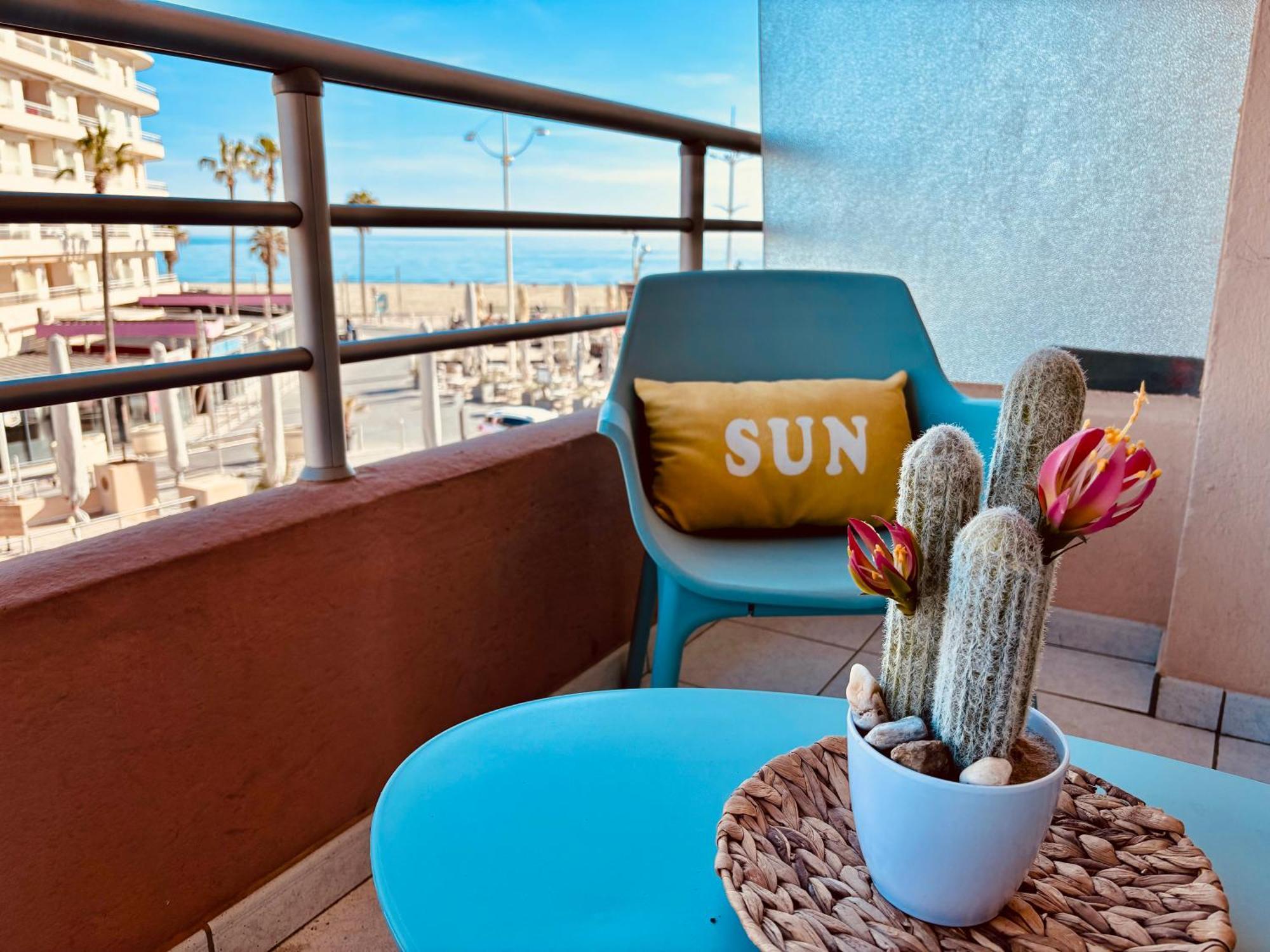 Superbe T2 Vue Mer Avec Ascenseur Canet-en-Roussillon Exterior photo